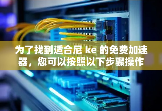 为了找到适合尼 ke 的免费加速器,您可以按照以下步骤操作